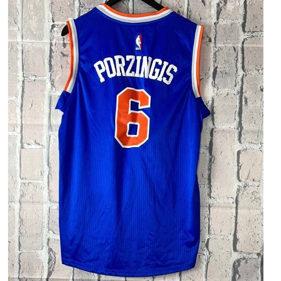 Adidas Kristaps Porzingis Knicks Rookie Jersey Size L - Picture 2 of 9